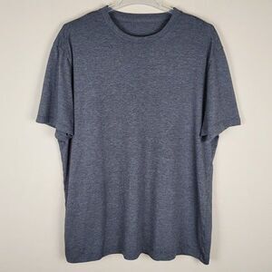 Lululemon Size XL Heathered Gray Short Sleeve Shirt Lightweight Performance